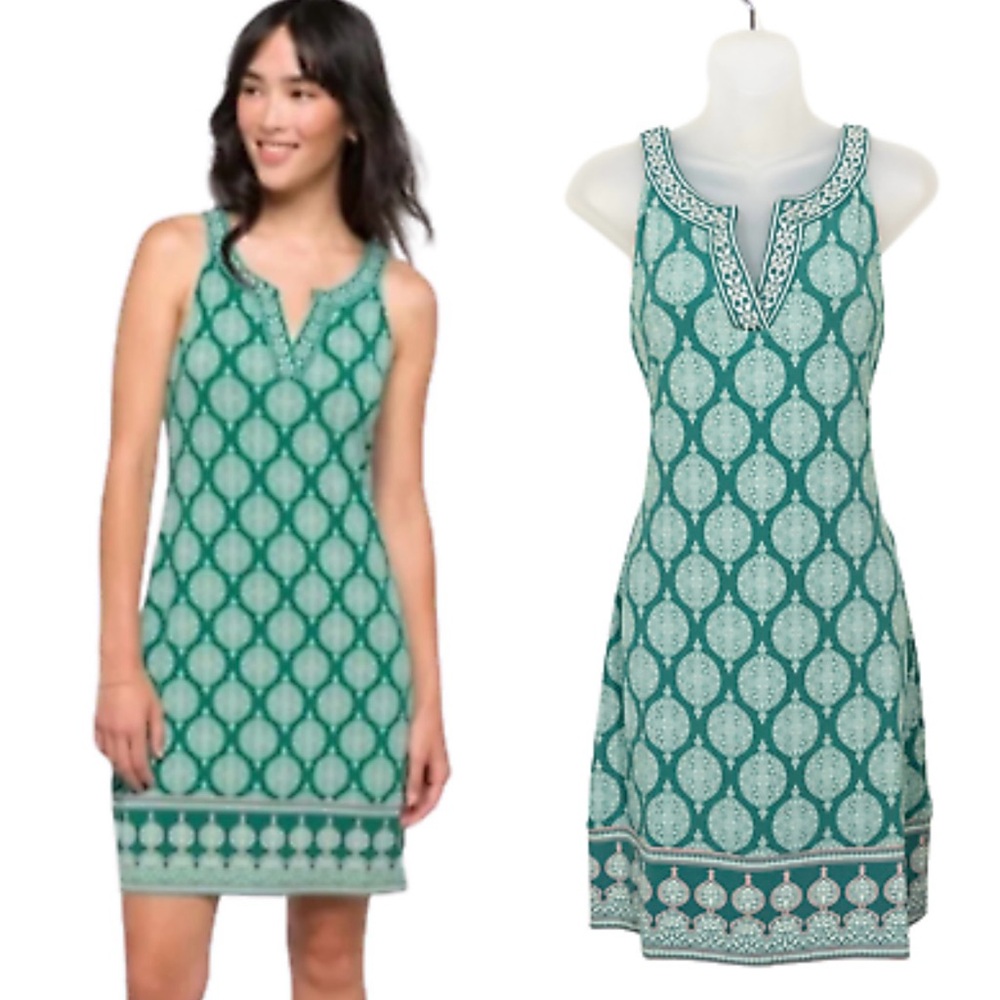 Magnolia Green Halter Sundress Resort Mini